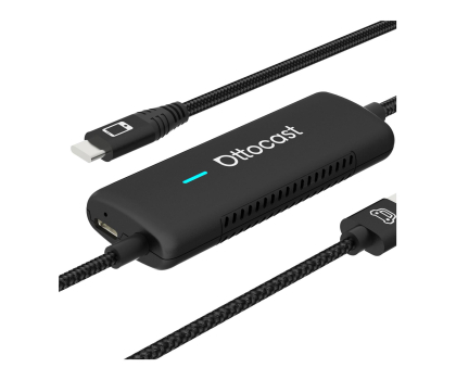 Adapter samochodowy Ottocast CA450-T Mirror Touch CarPlay czarny